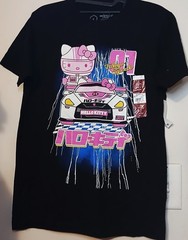 Hello Kitty Tokyo Speed T Shirt Mens Small NWT JDM Racing Graphic Black