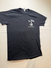 Georgia El Jinete Mexican Restaurant T-Shirt Adult Small Black Holy Guacamole