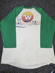 Vintage Ocean Pacific Shirt Raglan 80’s Size Medium Western Supply Co