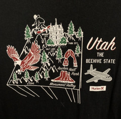 Utah Beehive State T-shirt Size XXL UT American Classic Tee Apparel NEW Z1