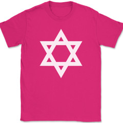 Star of David T-Shirt Hebrew Jewish Jewdism Religious Christian Israel Tee
