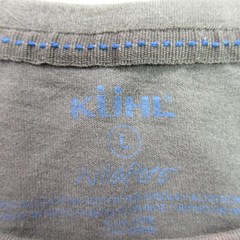 Kuhl Shirt Mens Large Short Sleeve Crew Neck Casual Lightweight Gray