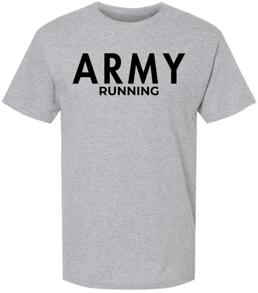 Army Running T-Shirt U.S. Military PT Physical Training Fitness Tee Shirt