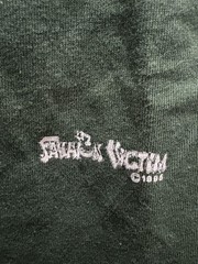 Vintage Fashion Victim Shirt Mens XL Green Alien Hot Rod Flames Graphic 1999 90s