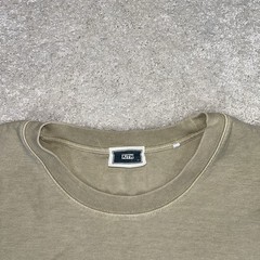 KITH Men’s Quinn Data Taupe Beige Heavyweight Logo Pocket Cotton Tee Shirt XL