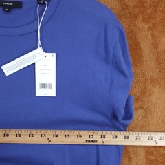 VINCE Shirt Mens Small Blue Pullover Crew Short Sleeve 100% Cotton T-Shirt Tee