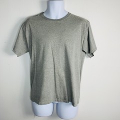 Fruit Of The Loom T Shirt sz M Gray Cotton Blend Normcore Minimalist Everyday