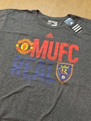 NEW Adidas The Go-To Tee MUFC Manchester United vs Real Salt Lake 2017 Shirt XL