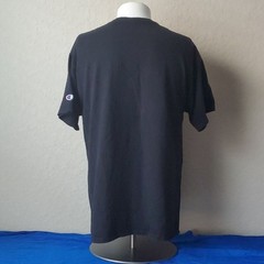 Champion Men’s Classic Jersey V-Neck T-Shirt Black Size Large -Casual Undershirt
