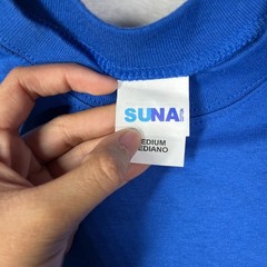 Suna 99th Laconia Bike Week T Shirt Mens M Blue What Happens Here Stays Here