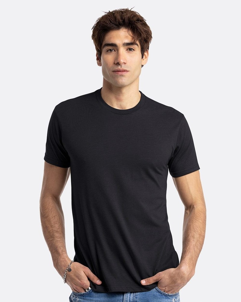 Next Level Apparel Unisex CVC Crewneck Casual T-Shirt N6210 Black Small