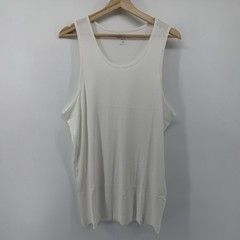Todd Snyder Tank Top Mens XL White Ribbed Tank Top KN1270422 Pima Cotton Modal