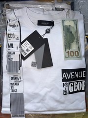 Avenue George V Paris T-Shirt Size Large Brand New! $120 NWT High End Clothing