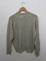 Other Brands Knit Sweater (Thick) Size 3 Wool Gray Solid Color M0133KSW010