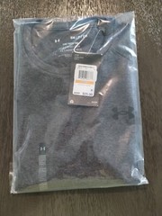 Under Armour Men’s Adult Size Small T Shirt, 2.0 Tech Tee 1326413, Charcoal Gray