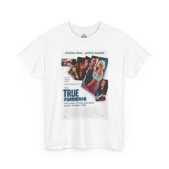 True Romance Movie Poster Tee, Christian Slater Patricia Arquette Vintage Unisex
