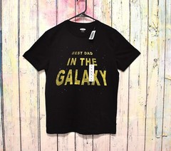 Men’s Old Navy Small Black Star Wars Best Dad in the Galaxy Tee T-Shirt NWT