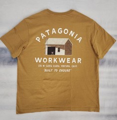 Patagonia Forge Born T-Shirt BobCat Brown Cotton Men’s Size XL New