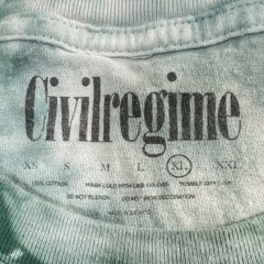 Civilregime Size XL Green Tee (Retail $40)