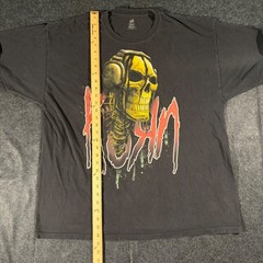 Korn Tour 2011 Shirt Mens 2XL Black Skull Graphic Band Tee Nu Metal Concert