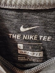 Nike Mens Dri-FIT Swoosh Training T-Shirt Grey Heather Size Large CZ9724-063