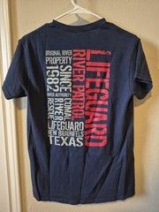 Buc-ee’s Beaver Blue River Patrol Comal River Lifeguard Graphic T-Shirt S