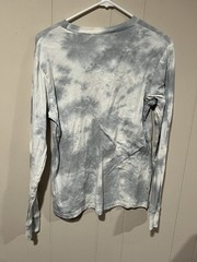 ALAB Aby Grey Tie Dye LS Shirt Size Medium Together Through The BS Zumiez