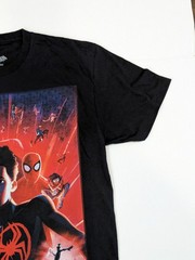 Marvel Spider Man Across the Spider Verse Graphic T shirt Streetwear Y2K Large