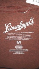 New w/Tags Lightweight LEINENKUGEL’S Beer Size M Tee Shirt Tagless Cotton Poly