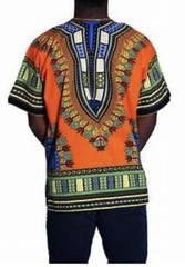 #1 Best Quality Unisex African Bright Dashiki 100%Cotton Shirt Variety Colors.