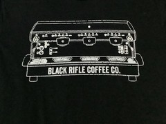 Black Rifle Coffee Co Espresso Shot Machine Graphic T Shirt Size Medium