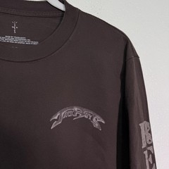 Travis Scott JackBoys 2 Shirt Mens Medium Cactus Jack Brown Long Sleeve Merch