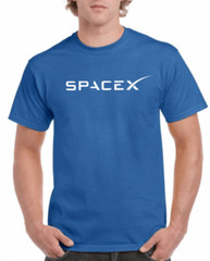 SpaceX Space X T-Shirt 100% Cotton tshirt TEE S-3XL Various Colors Musk Tesla