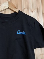 Costa Del Mar T Shirt Born On The Water Black double sided tee est 1983 sz Small