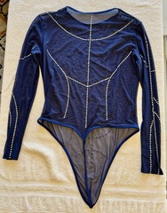 Men’s Sheer Mesh Beaded Shirt Rave Festival Club – Free Ship – Pup Approved!