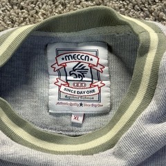 Vintage Y2K Mecca Marley Oversized Grey Knit Shirt Sz XL