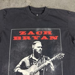 Zach Bryan T Shirt Mens Large Black Country Music Preowned