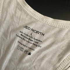 Jed North Stringer Tank Top Large Gently worn 94% cotton/6% spandex