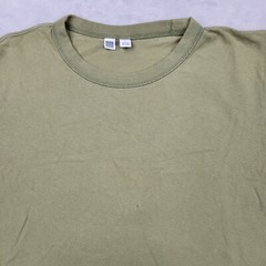 Uniqlo Shirt Mens Large Vintage Basic Crewneck Plain Blank Short Sleeve SS Adult