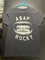 Vintage A$AP Rocky Graphic T-Shirt XS Black Rap Hip Hop Rare Shirt