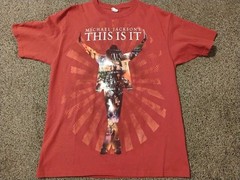 Y2k Michael Jackson This Is It Concert Movie Documentary Graphic T Shirt Sz XL