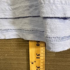 Mens XXL GAP Henley 3 Button Shirt S/S Blue 100% Cotton Relaxed Fit