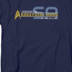 Star Trek I Survived Licensed Adult Unisex T-Shirt Regular Fit Tee SM-3X