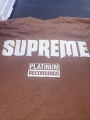 Supreme Still Talking Sh*t Tee Brown SS22 Lightly Worn Small HOLE Size S