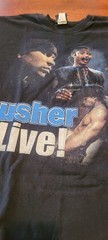 VINTAGE 2004 Usher & Kanye West “The Truth Tour” T-Shirt Large RARE VARIATION