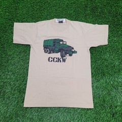 Vintage 80s CCKW Cargo Truck Shirt Small 18×26 Military Army USA