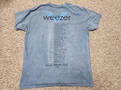 Weezer Blue Album Tour 1994 Large Mens Mineral Wash Tee Ripple Junction