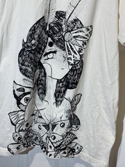 Apari Moth Girl Moth Graphic Print T-Shirt Mens XL Anime Japan