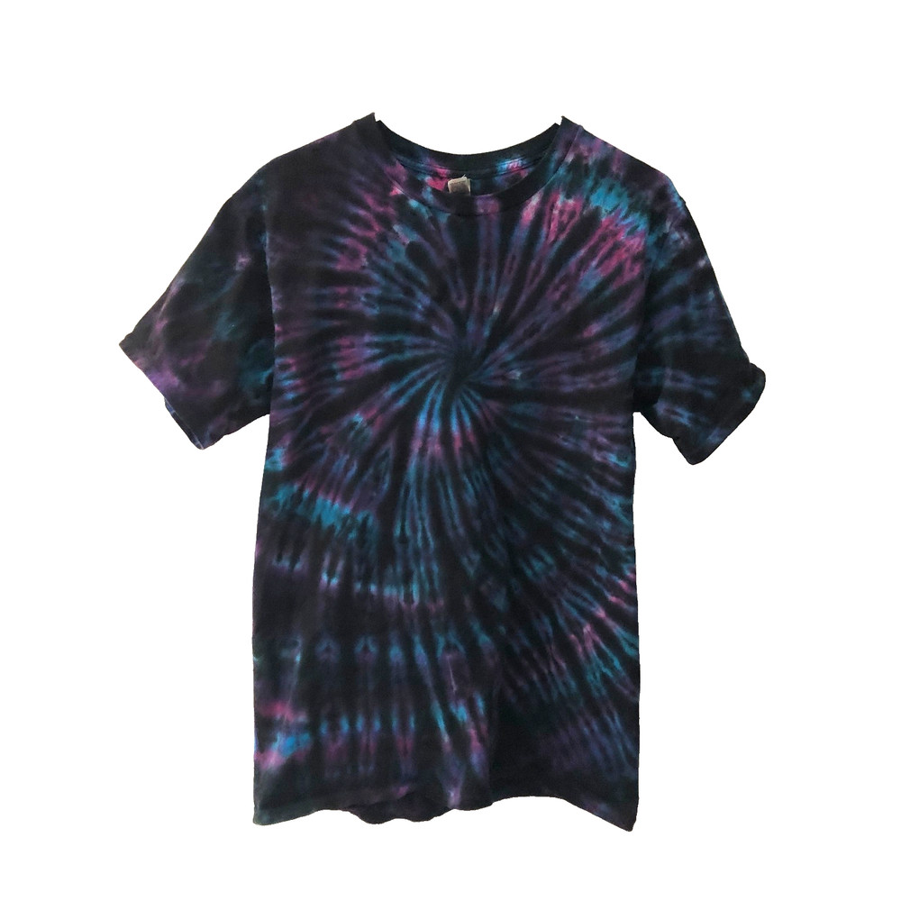 Tie Dye T Shirt Gildan Sz M Ultra Cotton Straight Fit Pre-Owned VGC