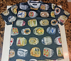 AKOO: Matching Shirt and Shorts All Over Print Championship Rings Pre-Owned